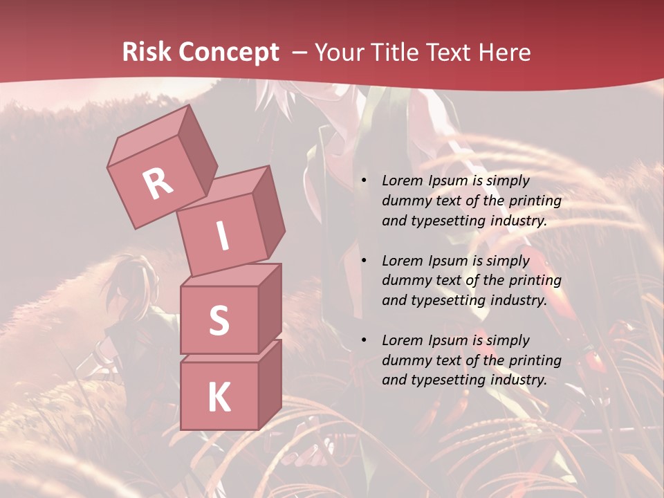 A Couple Of Anime Characters In A Field PowerPoint Template