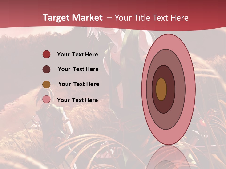 A Couple Of Anime Characters In A Field PowerPoint Template
