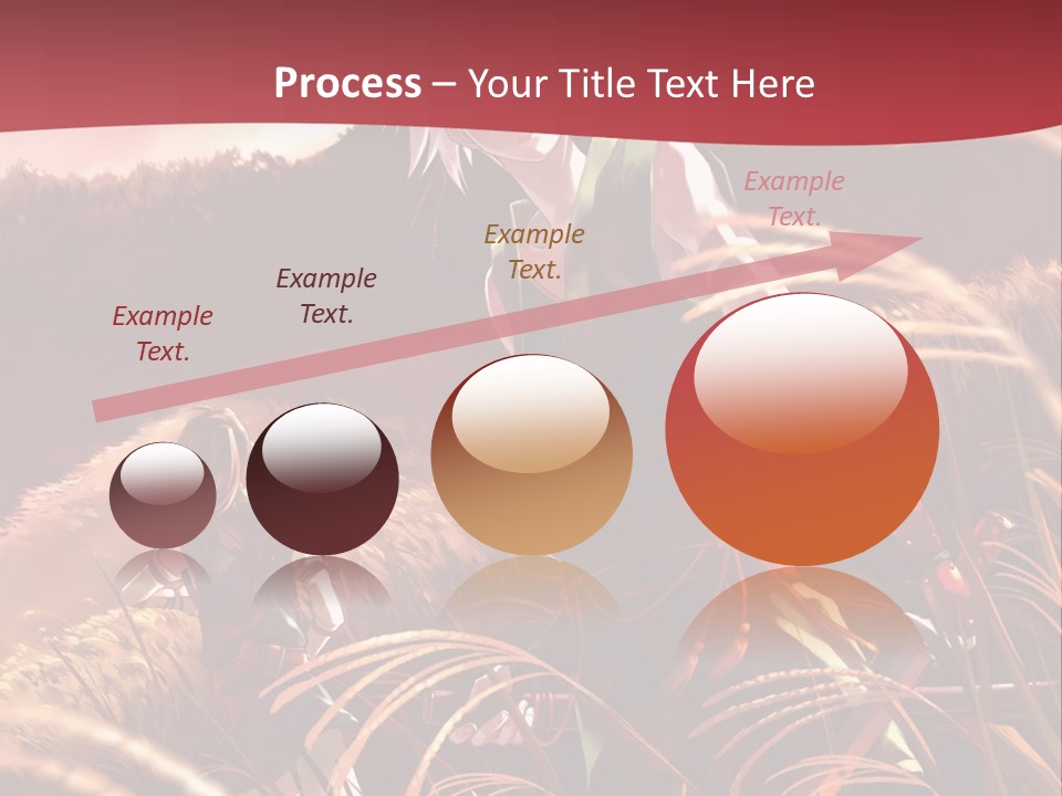 A Couple Of Anime Characters In A Field PowerPoint Template