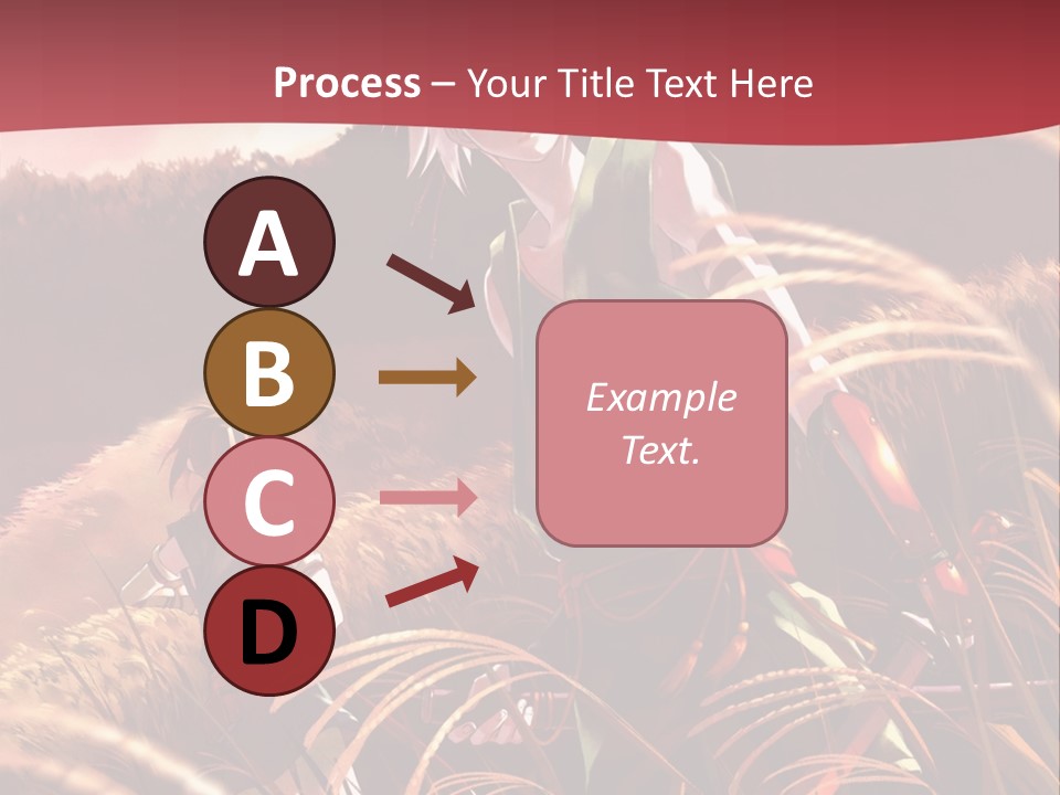 A Couple Of Anime Characters In A Field PowerPoint Template