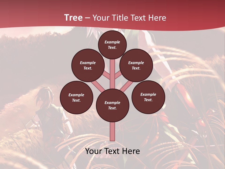 A Couple Of Anime Characters In A Field PowerPoint Template