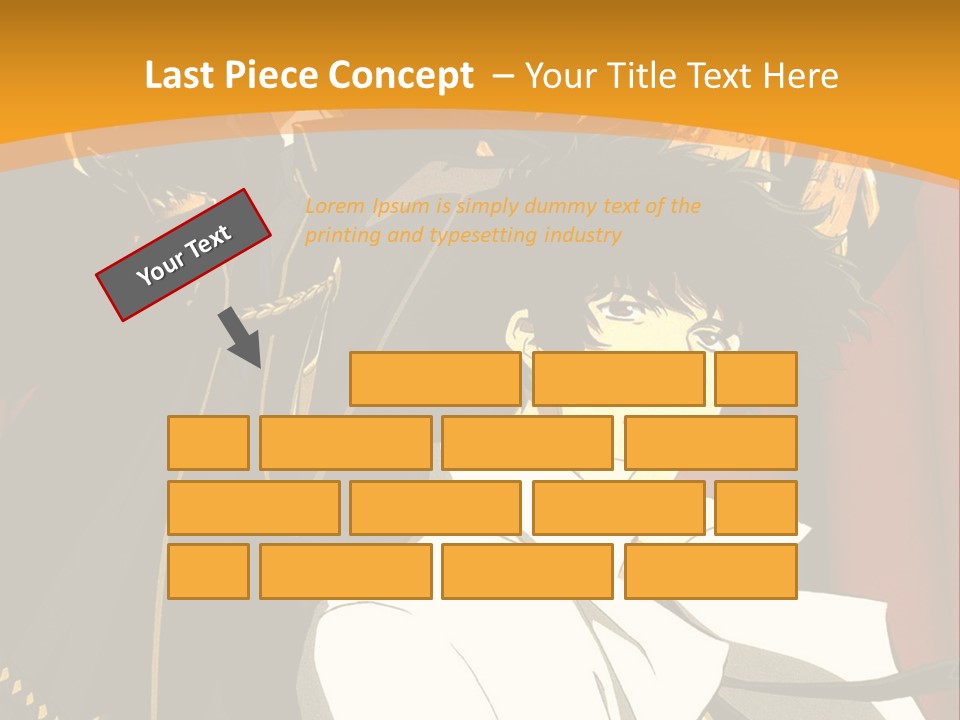 A Man Standing In Front Of A Red Curtain PowerPoint Template