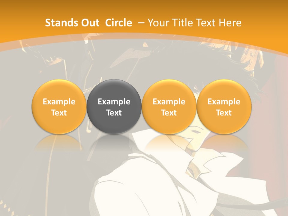 A Man Standing In Front Of A Red Curtain PowerPoint Template