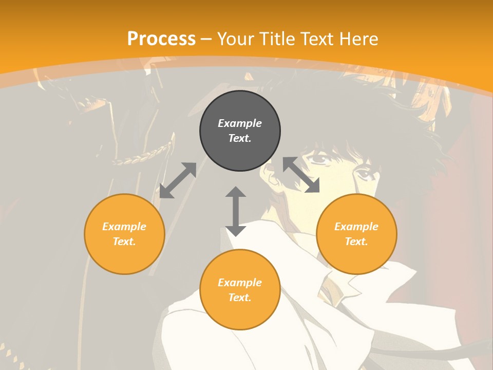 A Man Standing In Front Of A Red Curtain PowerPoint Template