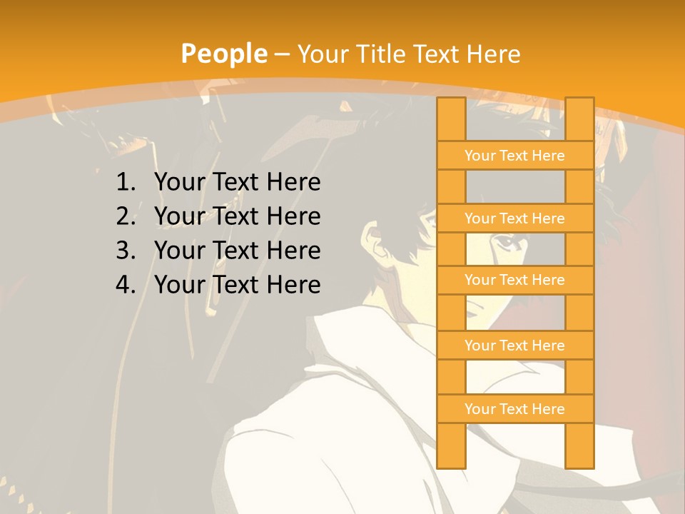 A Man Standing In Front Of A Red Curtain PowerPoint Template