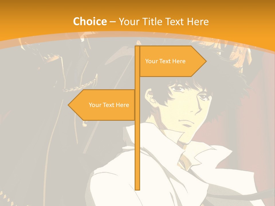 A Man Standing In Front Of A Red Curtain PowerPoint Template