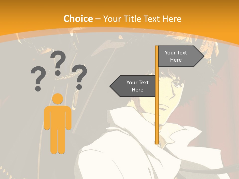 A Man Standing In Front Of A Red Curtain PowerPoint Template