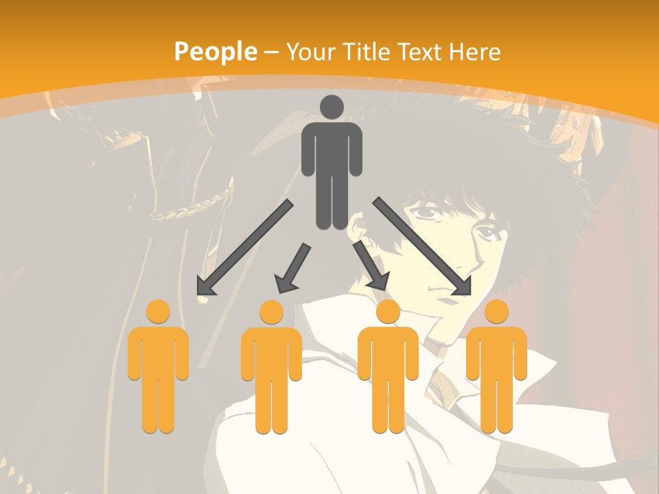 A Man Standing In Front Of A Red Curtain PowerPoint Template