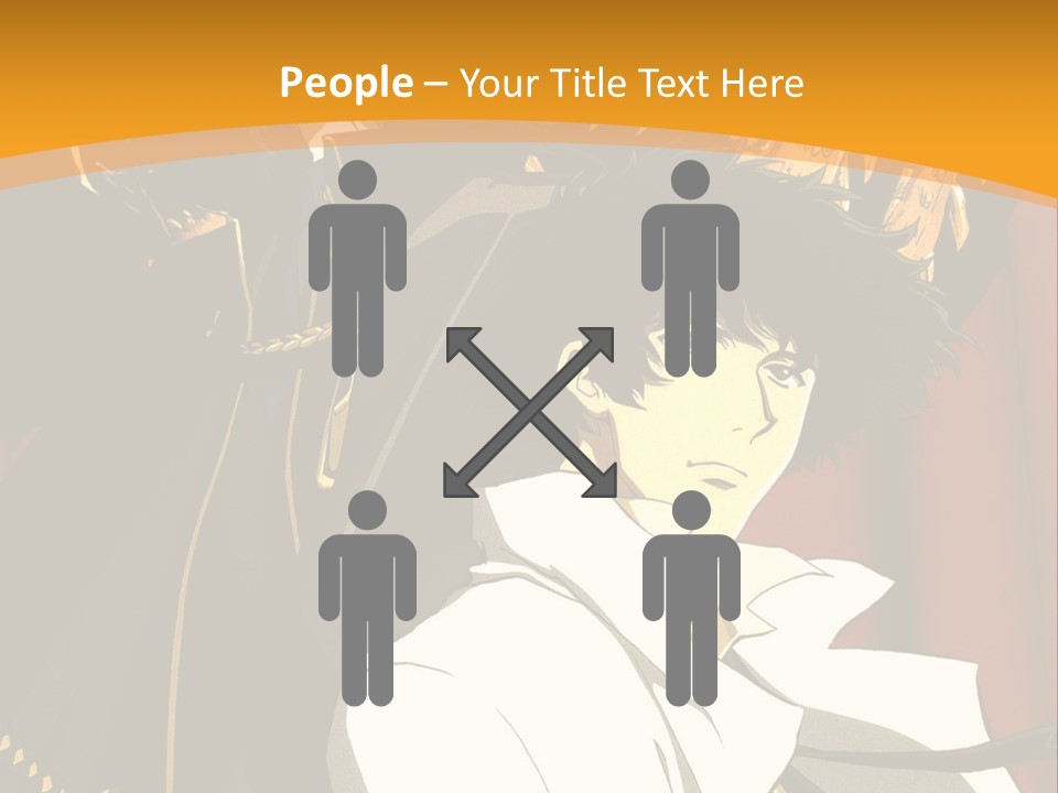 A Man Standing In Front Of A Red Curtain PowerPoint Template