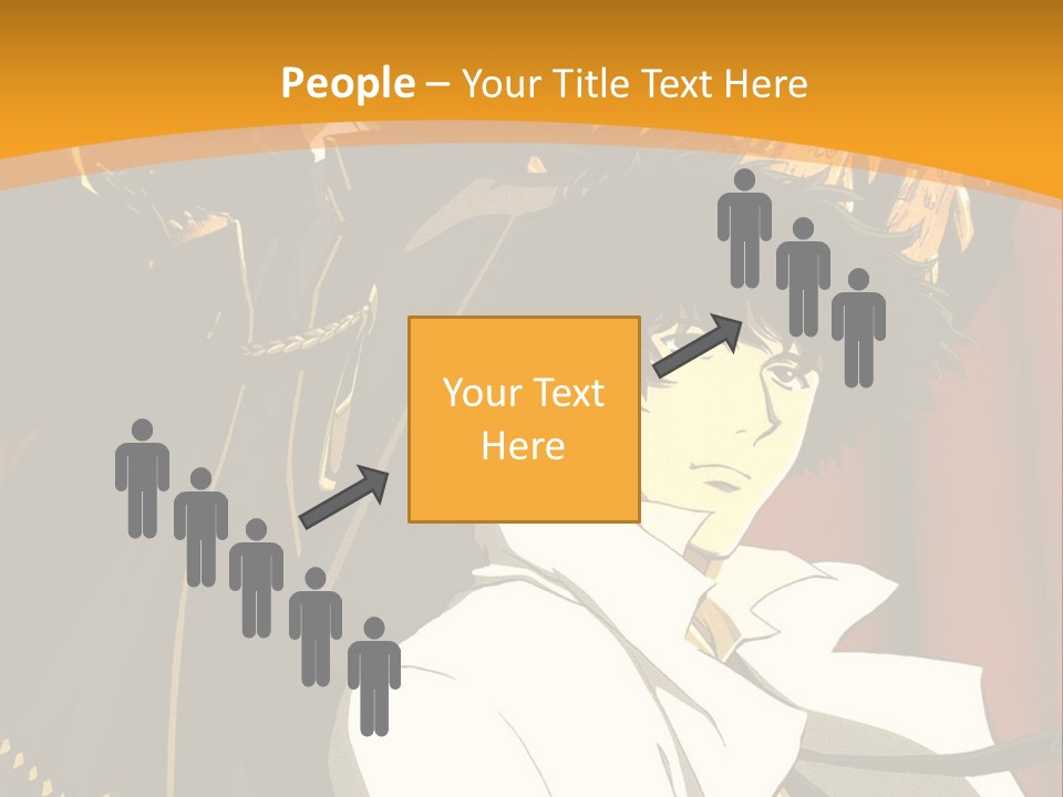 A Man Standing In Front Of A Red Curtain PowerPoint Template