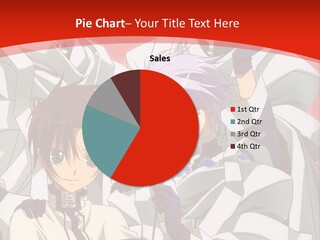 A Group Of Anime Characters Standing Next To Each Other PowerPoint Template