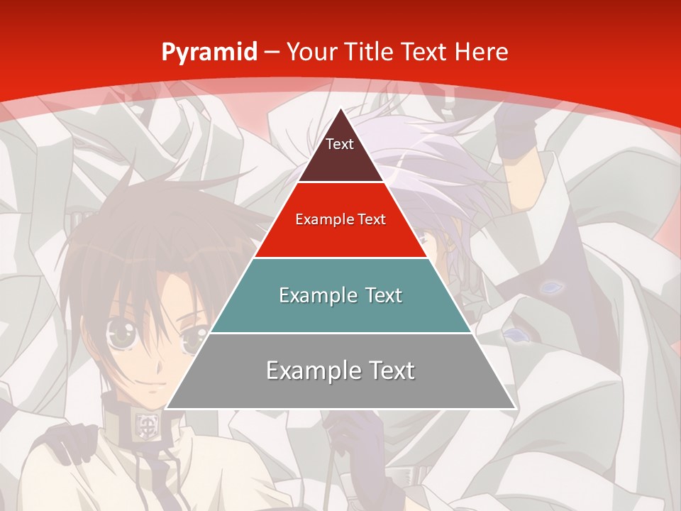 A Group Of Anime Characters Standing Next To Each Other PowerPoint Template