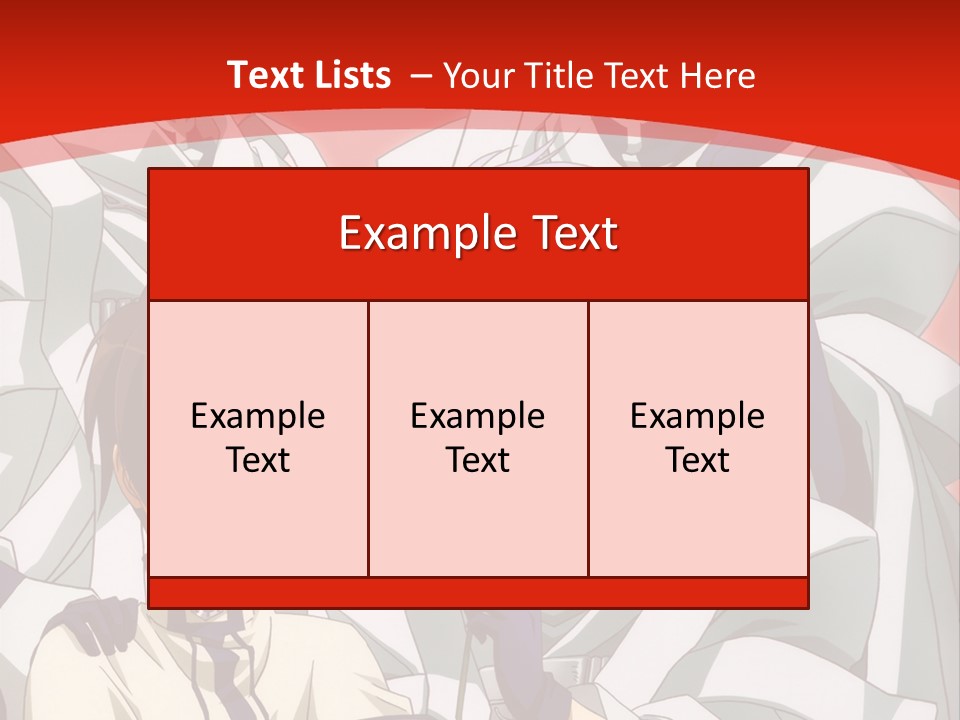 A Group Of Anime Characters Standing Next To Each Other PowerPoint Template