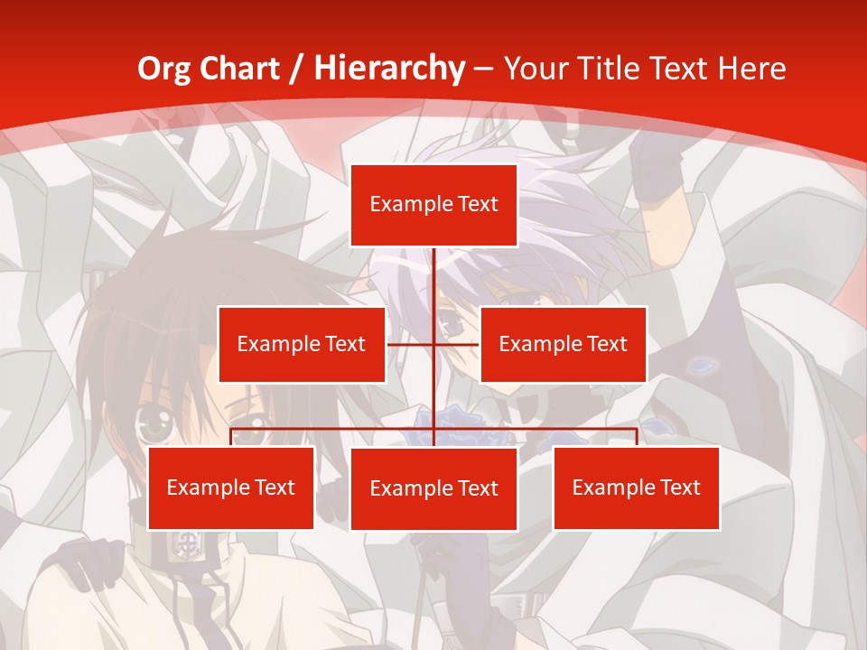 A Group Of Anime Characters Standing Next To Each Other PowerPoint Template