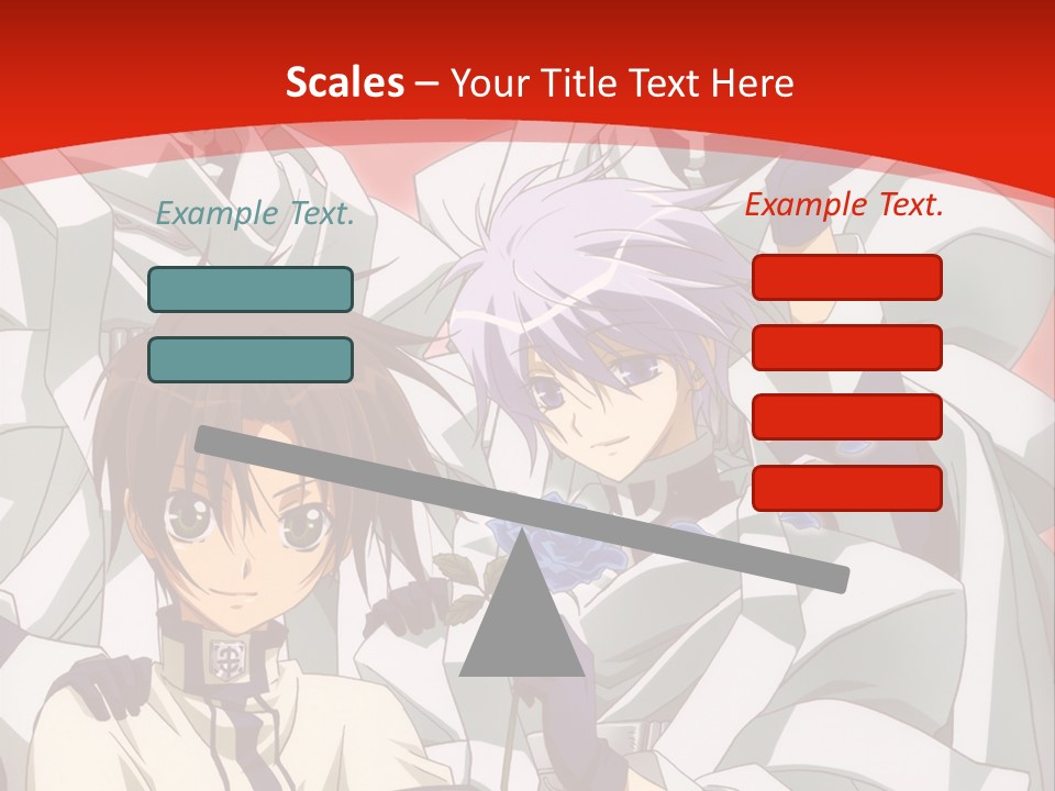 A Group Of Anime Characters Standing Next To Each Other PowerPoint Template