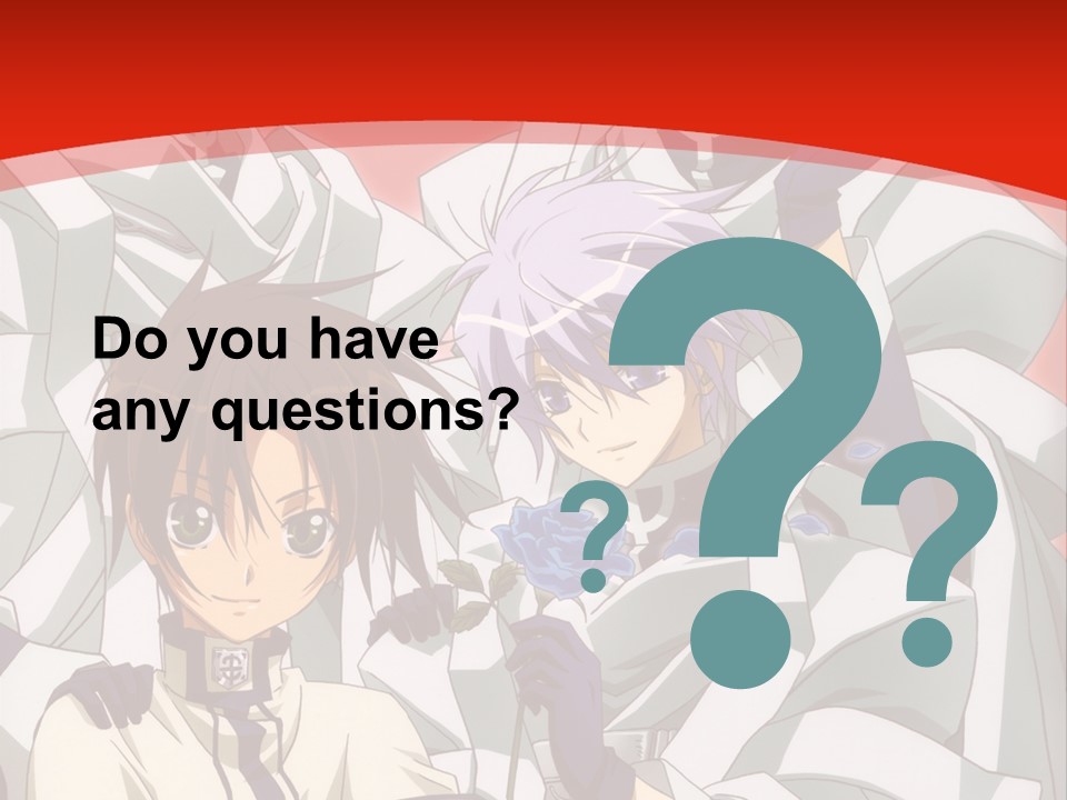 A Group Of Anime Characters Standing Next To Each Other PowerPoint Template