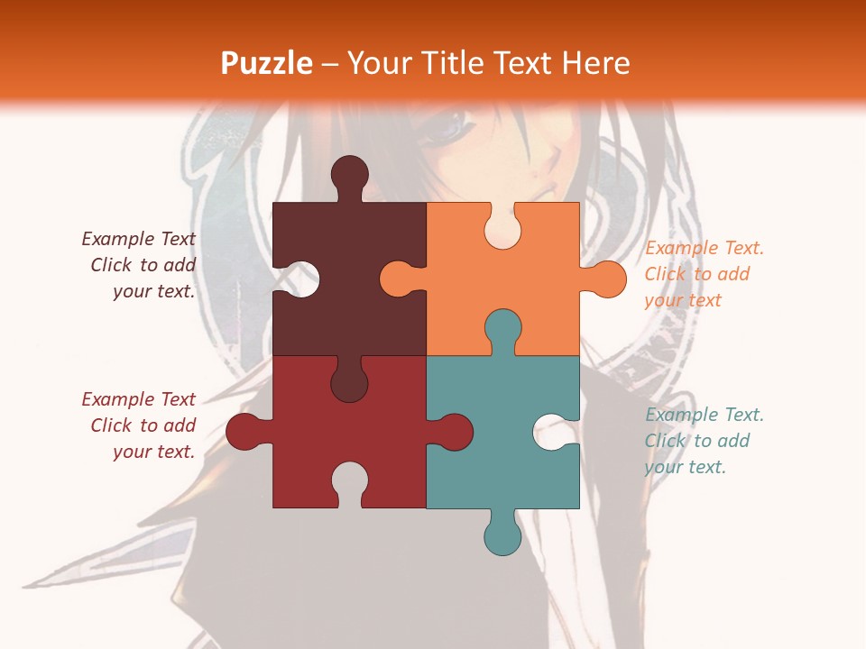 An Anime Character With A Black Jacket And White Shirt PowerPoint Template