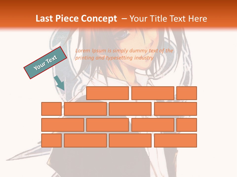 An Anime Character With A Black Jacket And White Shirt PowerPoint Template