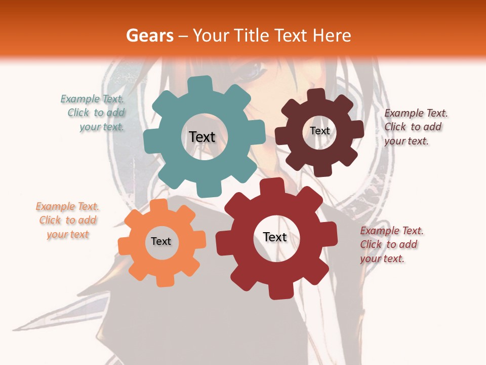 An Anime Character With A Black Jacket And White Shirt PowerPoint Template