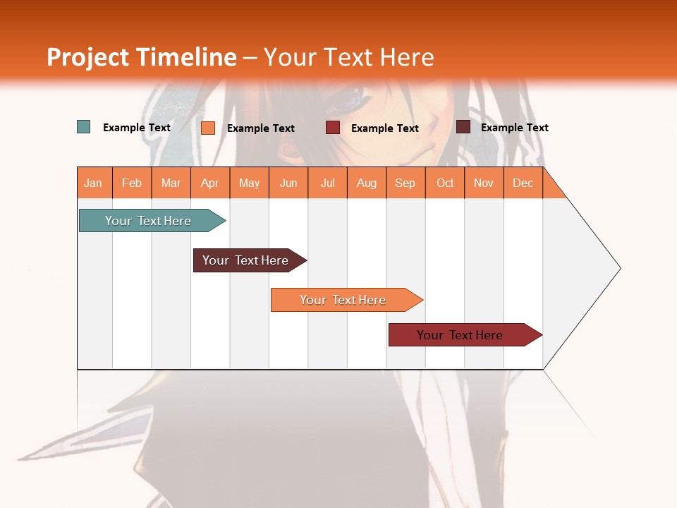 An Anime Character With A Black Jacket And White Shirt PowerPoint Template