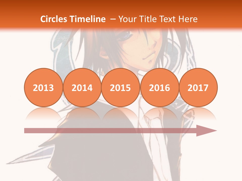 An Anime Character With A Black Jacket And White Shirt PowerPoint Template