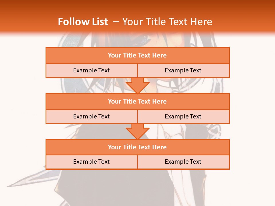 An Anime Character With A Black Jacket And White Shirt PowerPoint Template