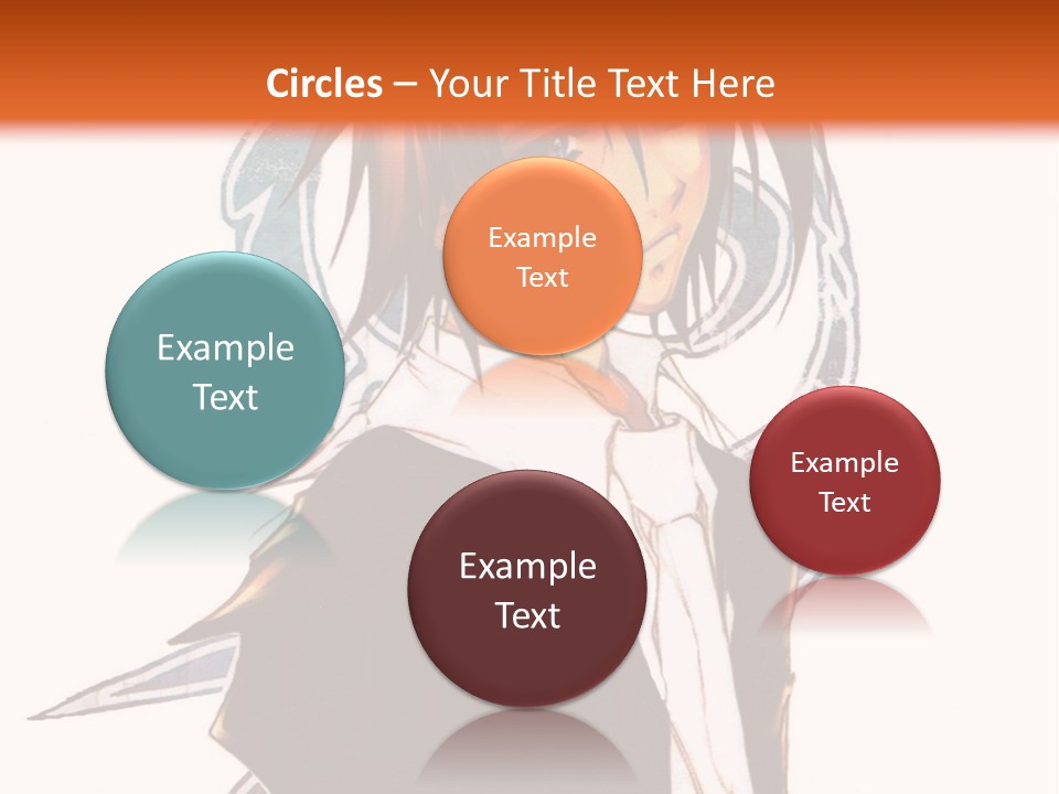 An Anime Character With A Black Jacket And White Shirt PowerPoint Template