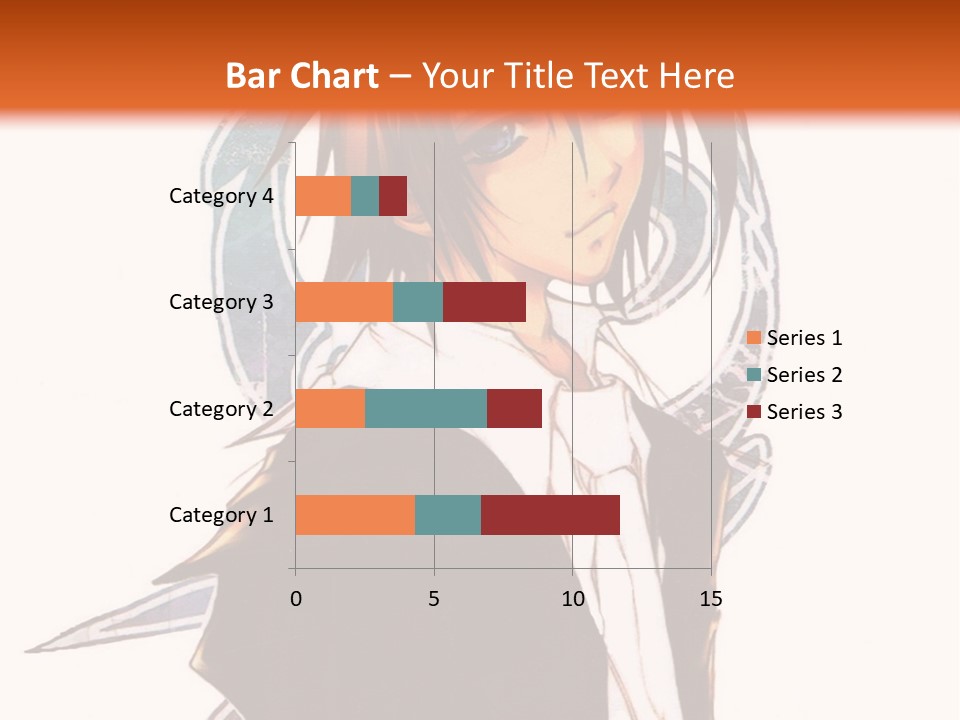 An Anime Character With A Black Jacket And White Shirt PowerPoint Template