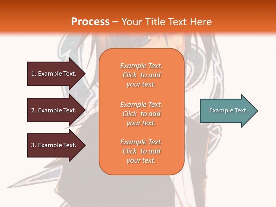 An Anime Character With A Black Jacket And White Shirt PowerPoint Template