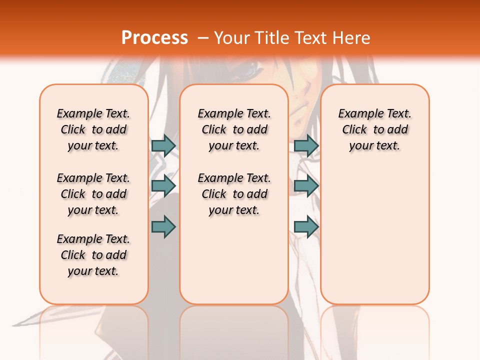 An Anime Character With A Black Jacket And White Shirt PowerPoint Template