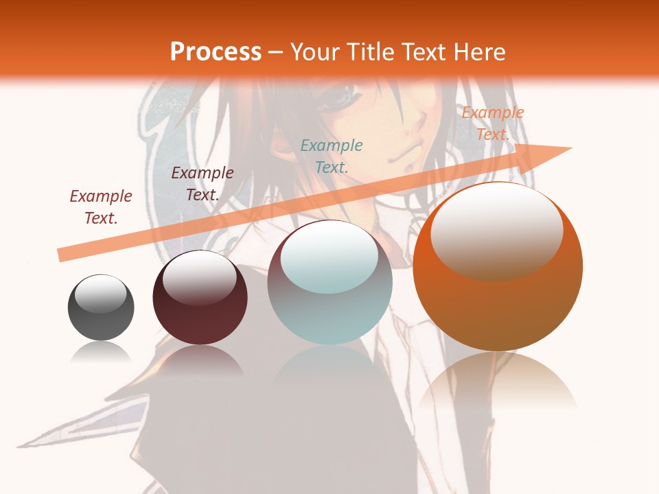 An Anime Character With A Black Jacket And White Shirt PowerPoint Template