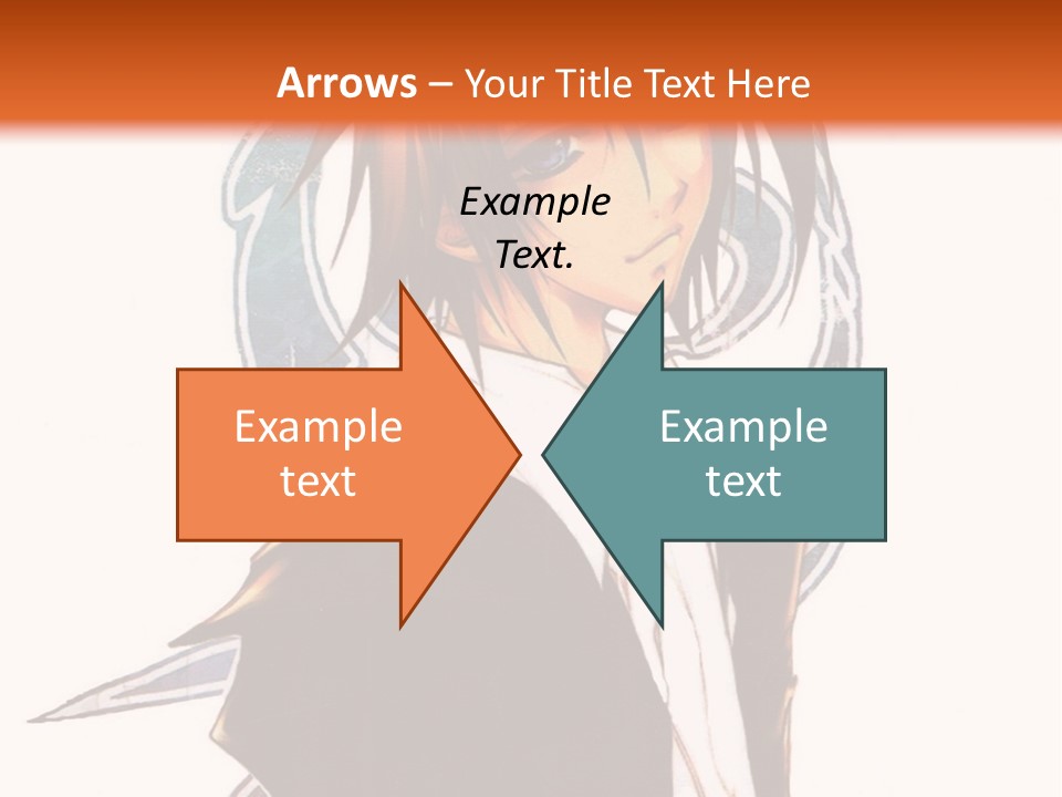 An Anime Character With A Black Jacket And White Shirt PowerPoint Template