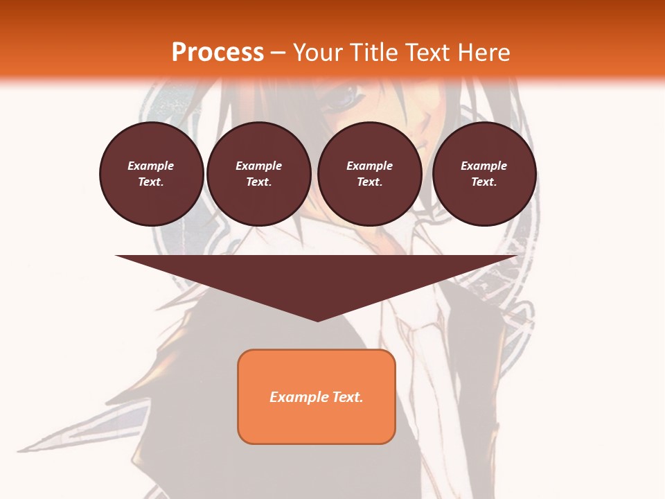 An Anime Character With A Black Jacket And White Shirt PowerPoint Template