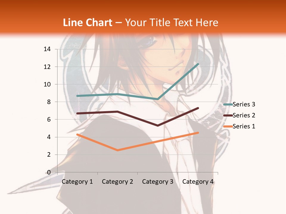 An Anime Character With A Black Jacket And White Shirt PowerPoint Template