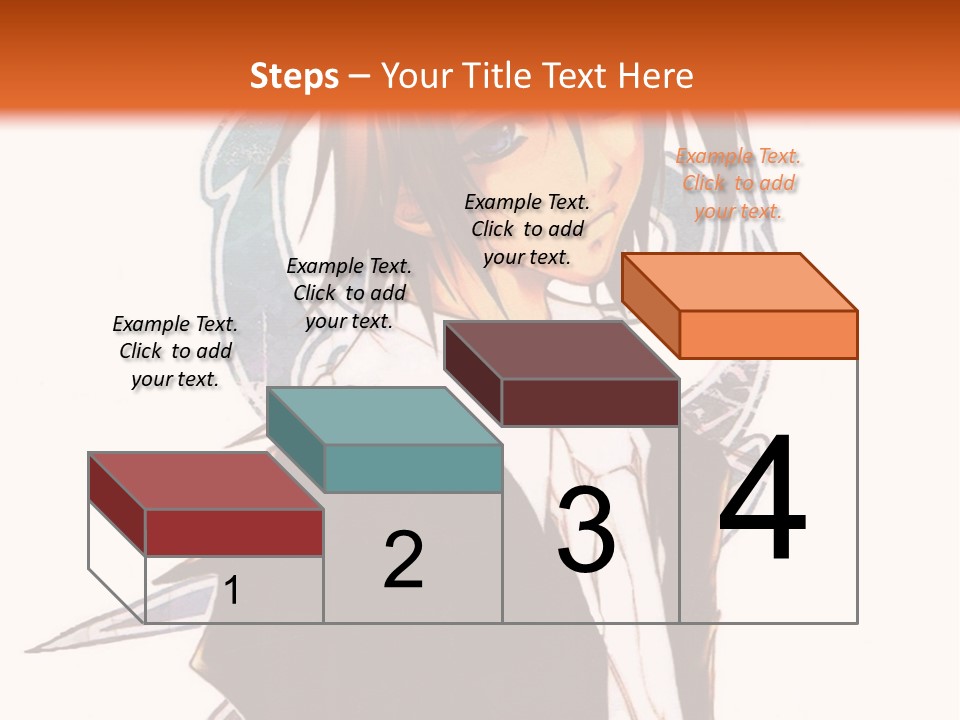 An Anime Character With A Black Jacket And White Shirt PowerPoint Template