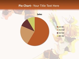 A Group Of Anime Characters With A Brown Background PowerPoint Template