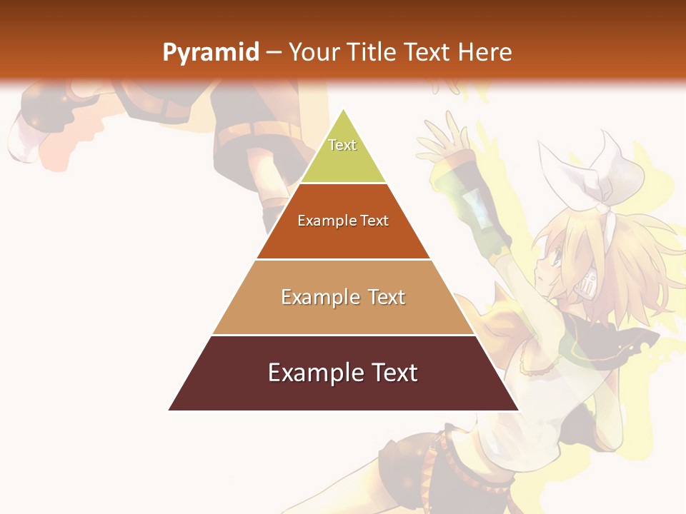 A Group Of Anime Characters With A Brown Background PowerPoint Template