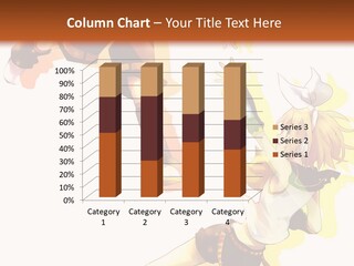 A Group Of Anime Characters With A Brown Background PowerPoint Template