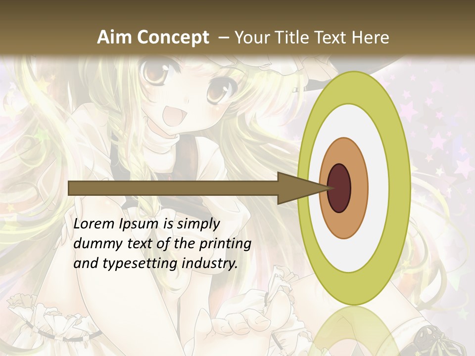 A Woman In A Witches Hat With Stars On The Background PowerPoint Template