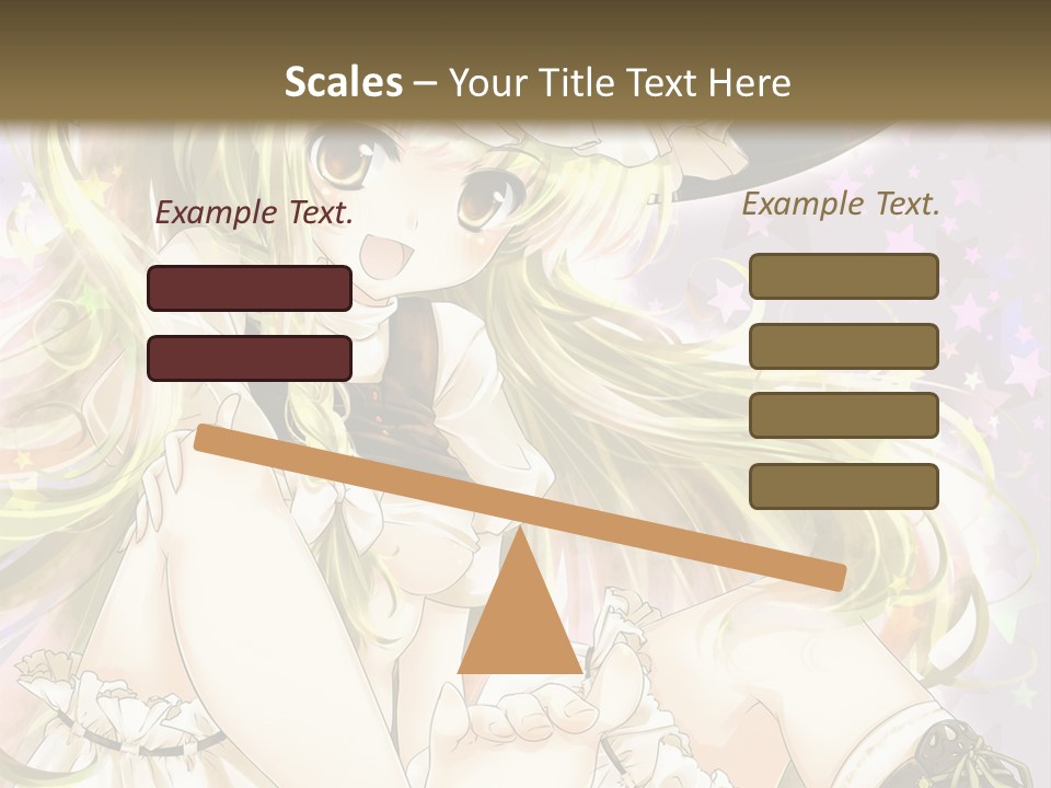 A Woman In A Witches Hat With Stars On The Background PowerPoint Template