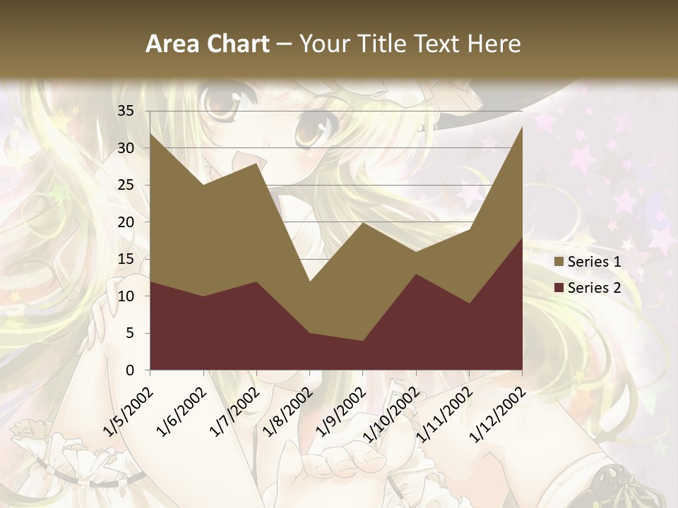 A Woman In A Witches Hat With Stars On The Background PowerPoint Template