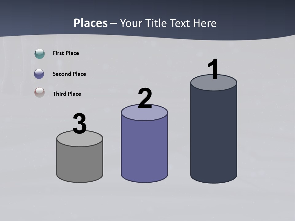 A Person Standing In The Snow Holding An Umbrella PowerPoint Template