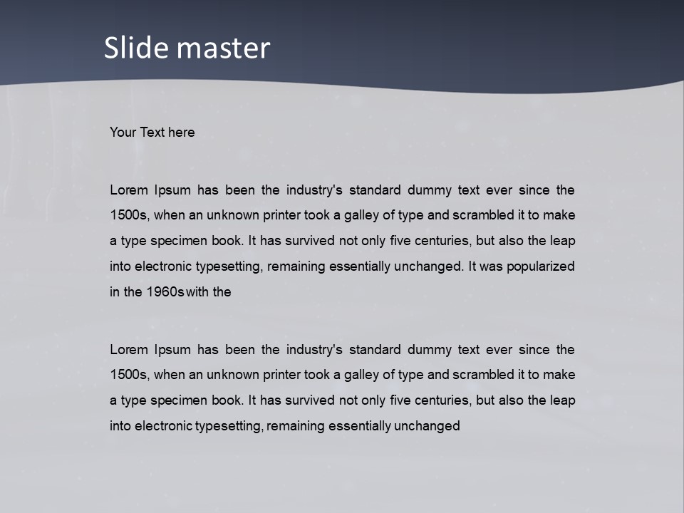 A Person Standing In The Snow Holding An Umbrella PowerPoint Template