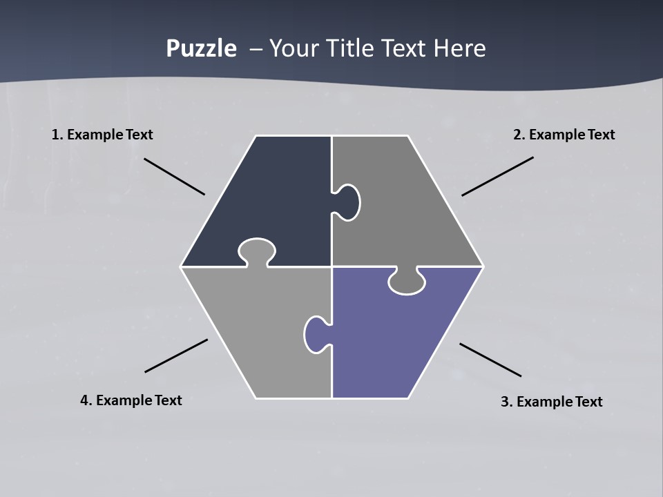 A Person Standing In The Snow Holding An Umbrella PowerPoint Template