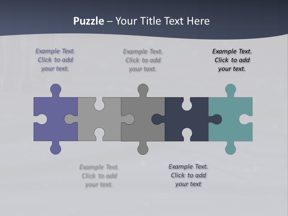 A Person Standing In The Snow Holding An Umbrella PowerPoint Template