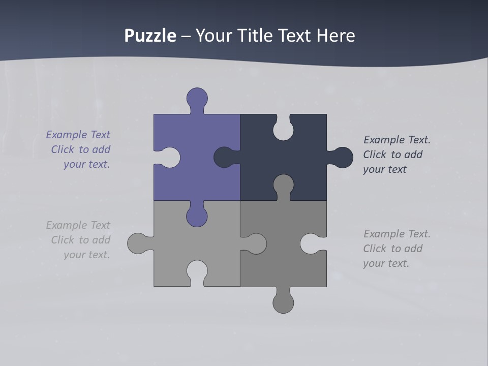 A Person Standing In The Snow Holding An Umbrella PowerPoint Template