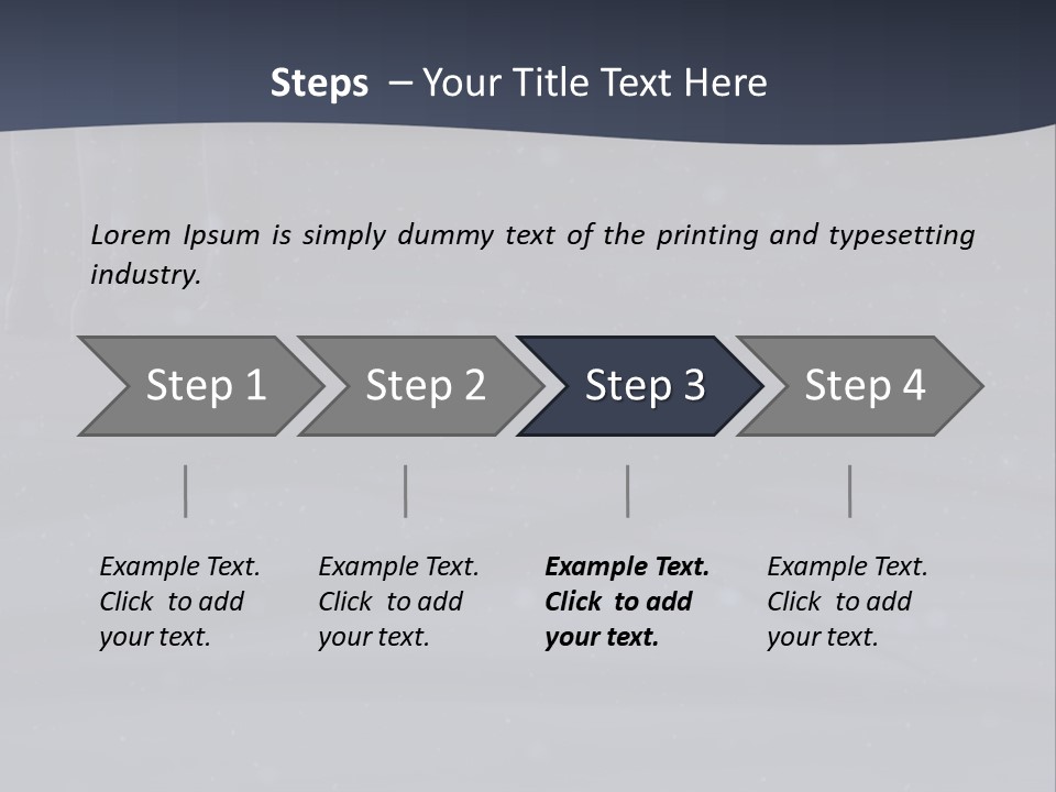 A Person Standing In The Snow Holding An Umbrella PowerPoint Template
