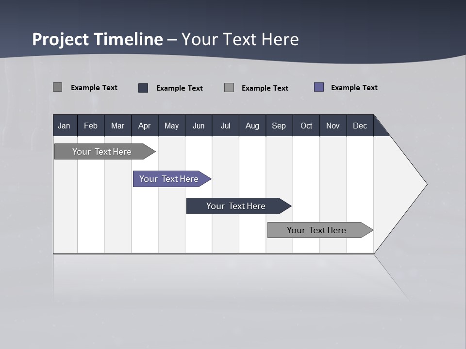 A Person Standing In The Snow Holding An Umbrella PowerPoint Template