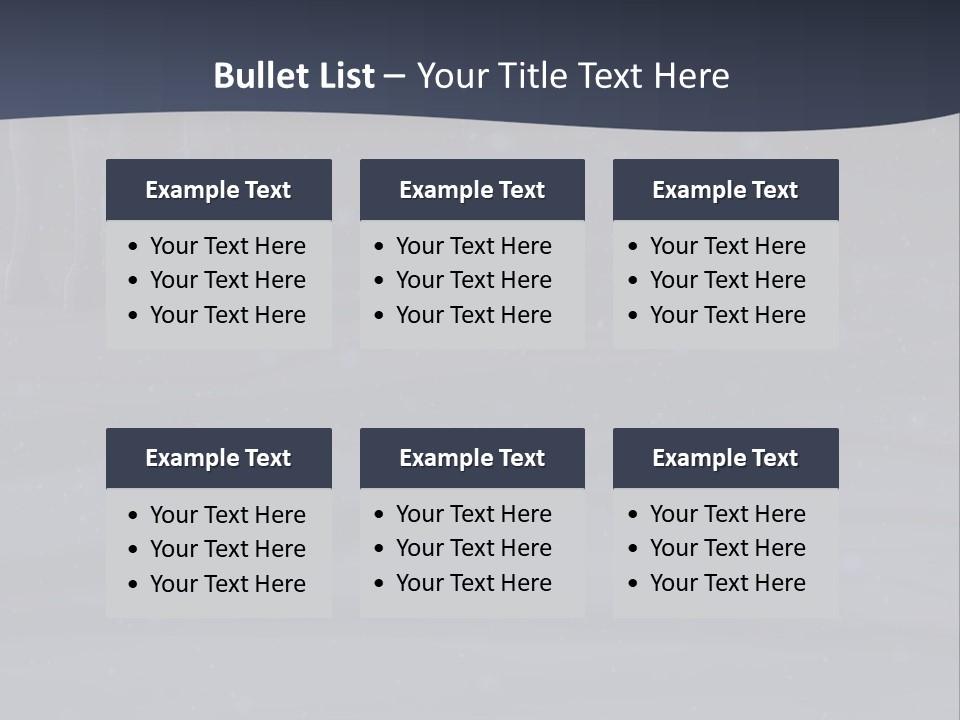 A Person Standing In The Snow Holding An Umbrella PowerPoint Template