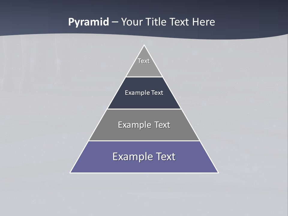 A Person Standing In The Snow Holding An Umbrella PowerPoint Template